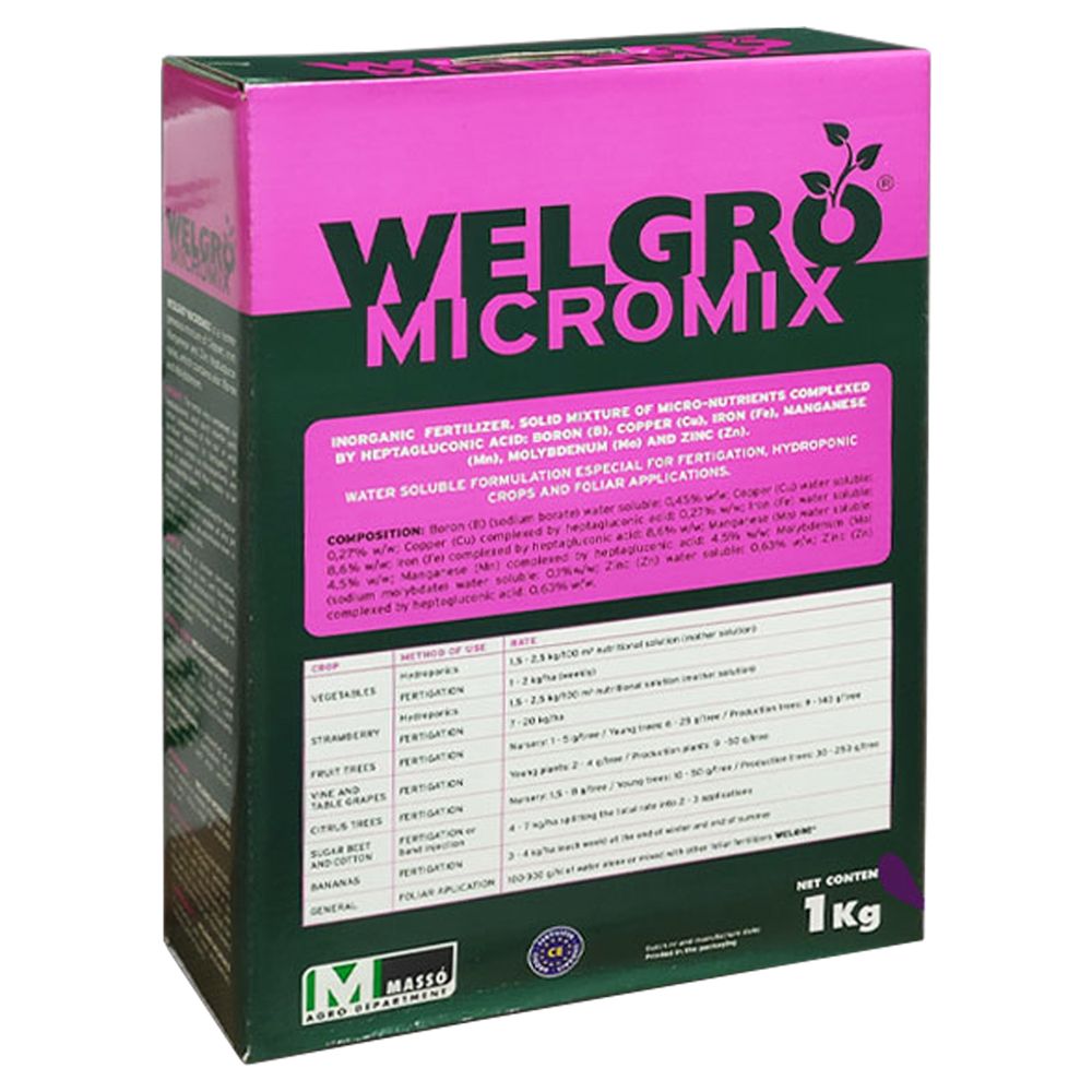 کود ولگرو میکرومیکس (WELGRO MICROMIX) اسپانیا یک کیلویی