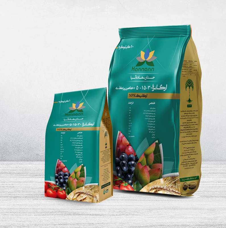 کود ارگانزا 30-15-5 ده کیلویی حنان نهاده